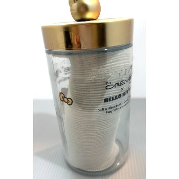 The Crème Shop x Hello Kitty Premium Exfoliating Cotton Pads Reusable Glass Jar - Picture 4 of 9